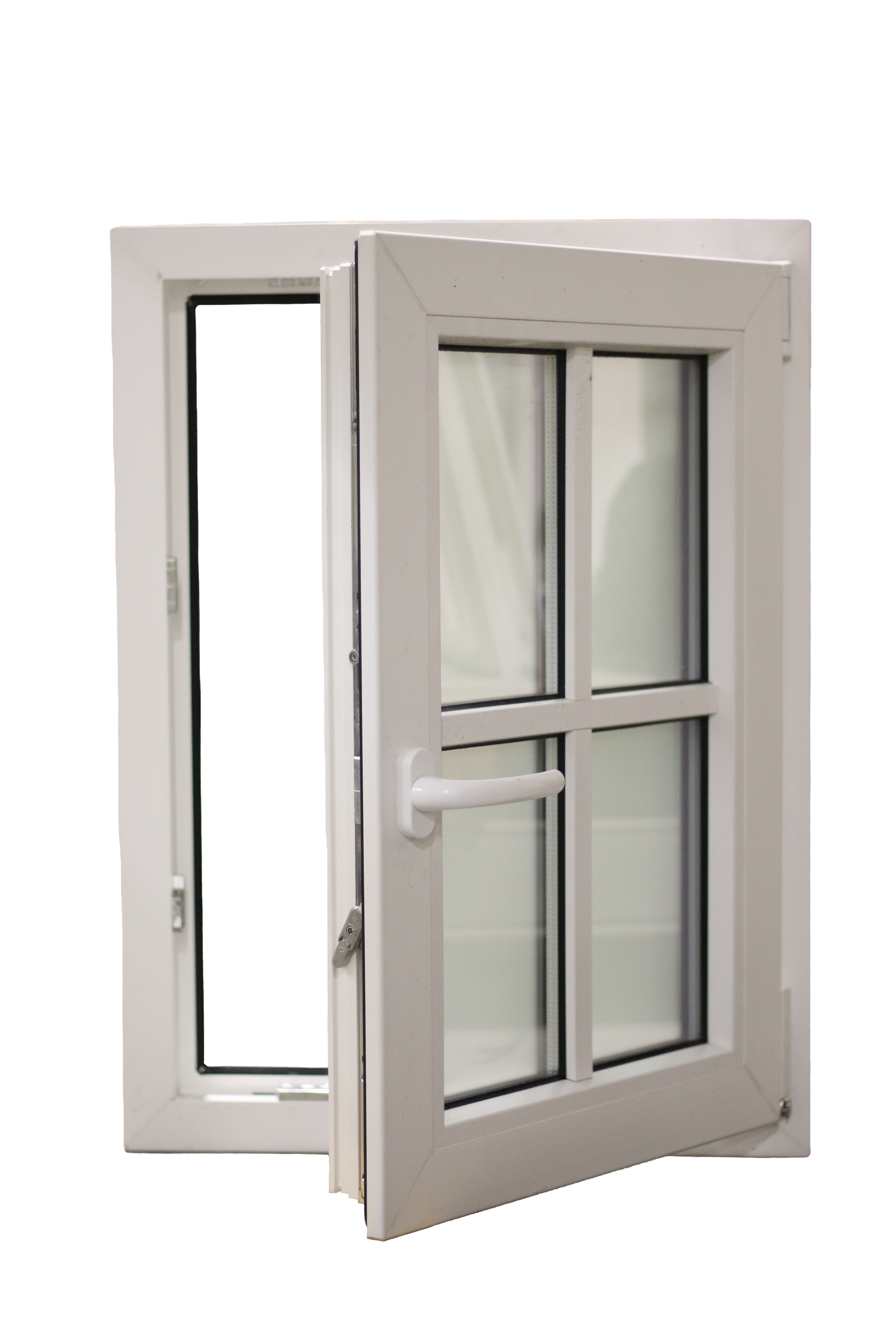 IV PVC 2veis Innadslående med Duplex Åpent Innvendig