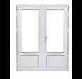 Balkongdør 2-fløyet PVC