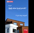 Rett og buet profil