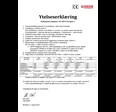 Ytelseserklæring (CE)