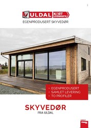Informasjon om skyvedør